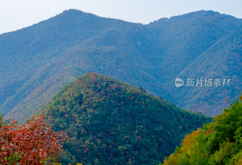 河南洛阳白云山风景区秋天的自然风光