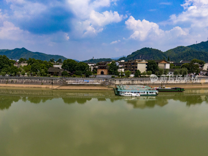 湖南洪江黔阳古城4a景区航拍图