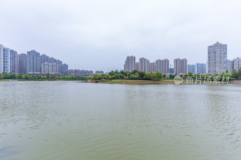 武汉江夏区韵湖湿地公园风景