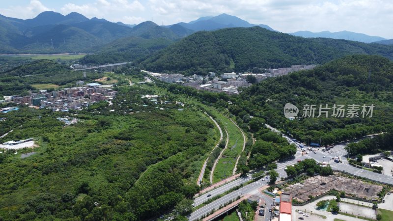 广东东莞：清溪河沿岸风光