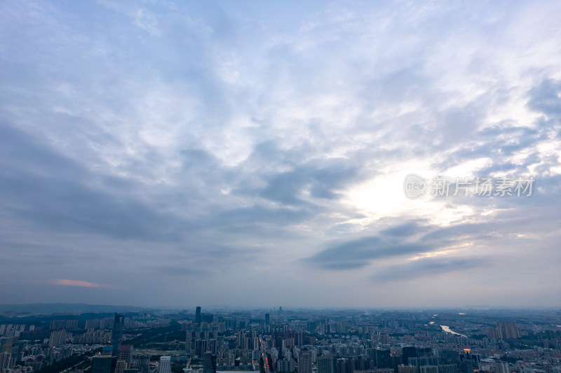 广东东莞鸿福路航拍摄影图