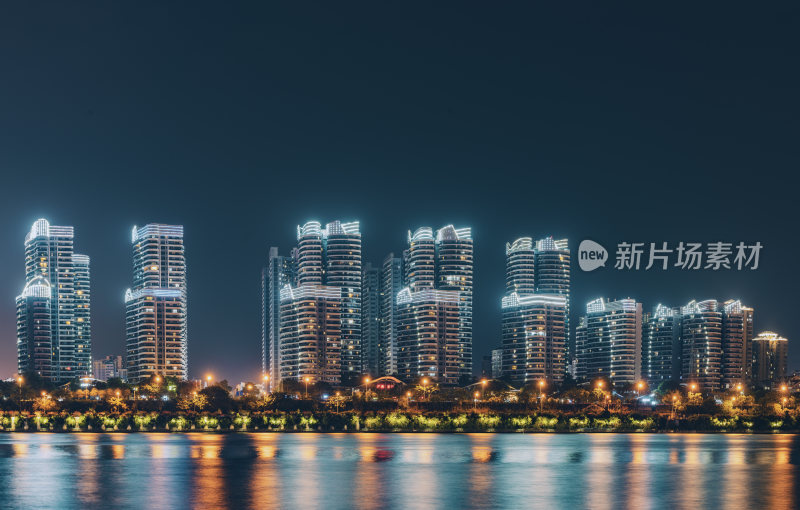 柳州江滨建筑夜景