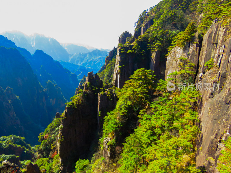 中国安徽黄山旅游风光