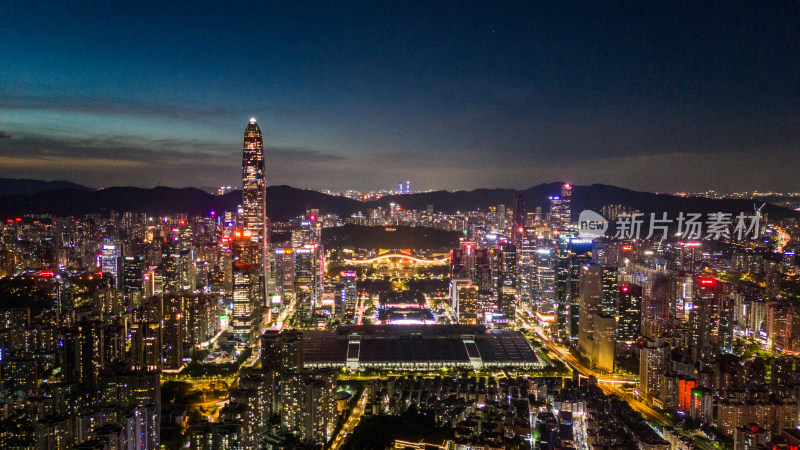 深圳福田中心区夜景