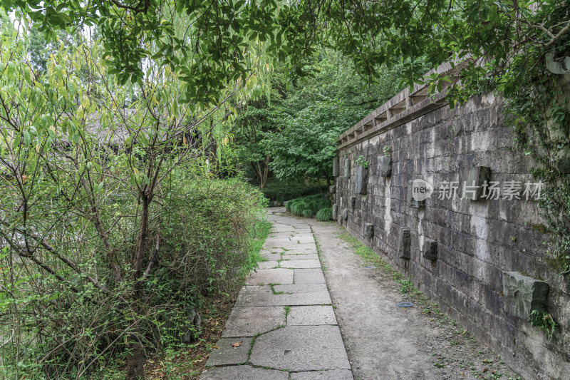 绍兴沈园中式园林风景