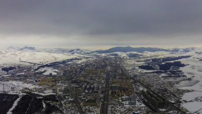 扎尕那冬季雪景