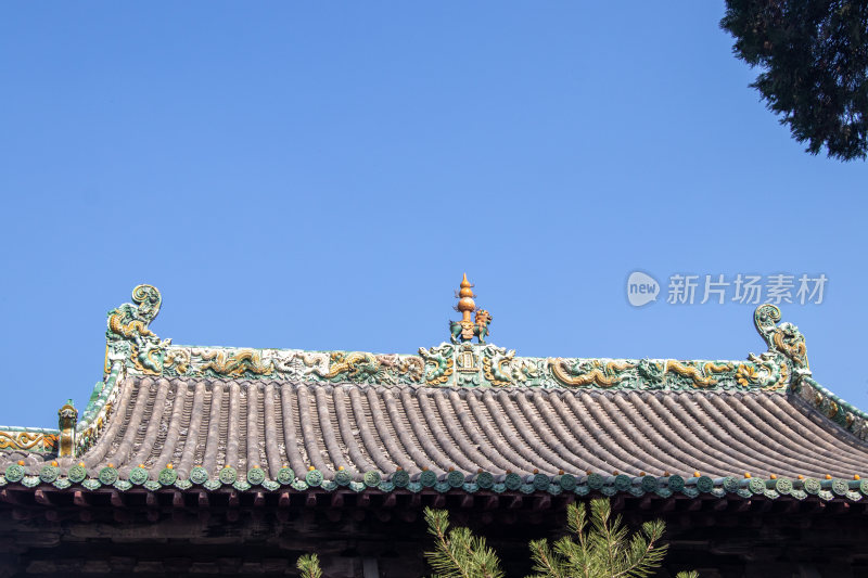 山西长治崇庆寺屋顶装饰