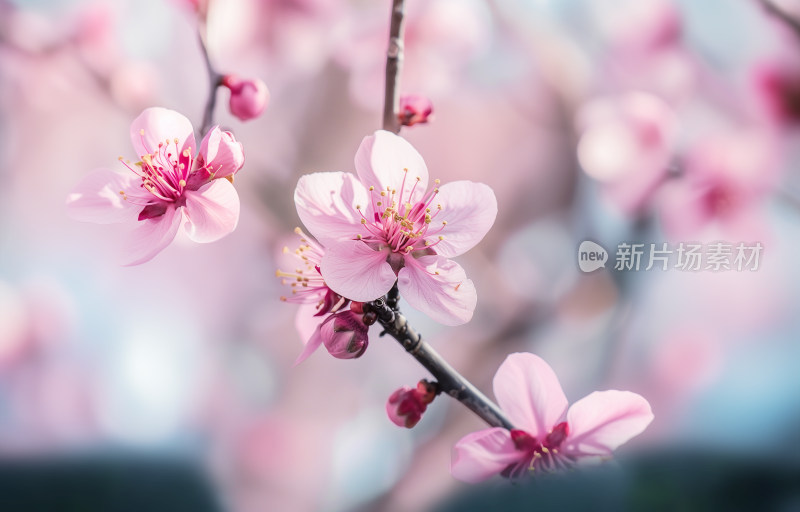 唯美樱花特写