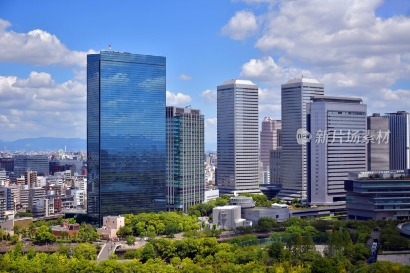 大阪城市风景