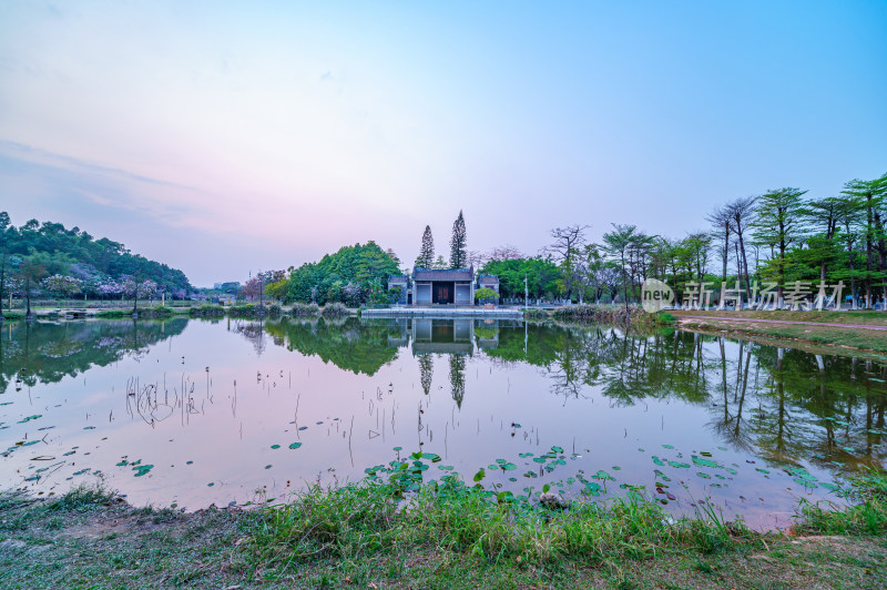 广州番禺大学城郭氏宗祠传统建筑老房屋