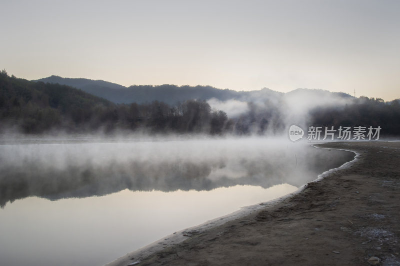 清晨的奇墅湖