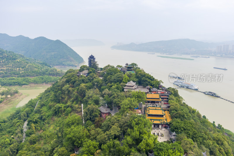 重庆市丰都鬼城名山风景区航拍