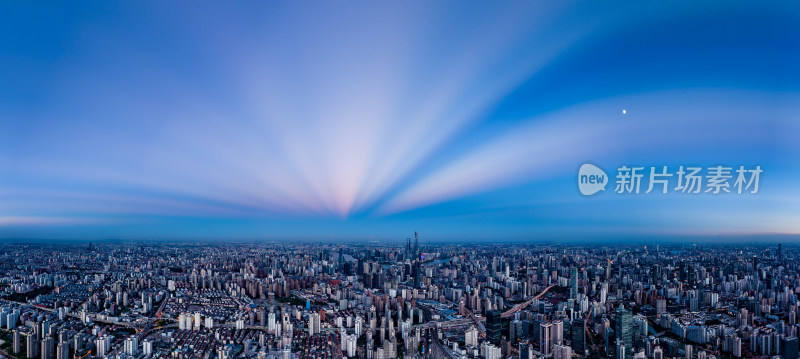 上海城市航拍全景