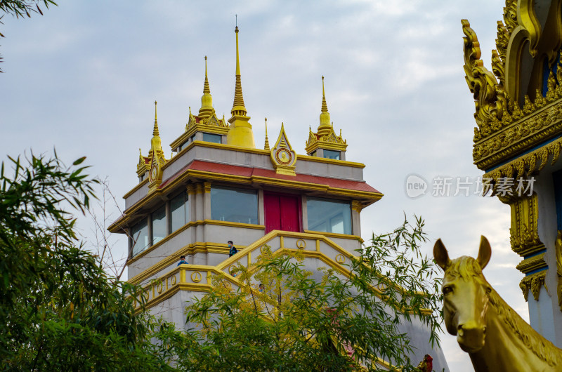 中国河南省洛阳市白马寺泰国佛殿舍利塔