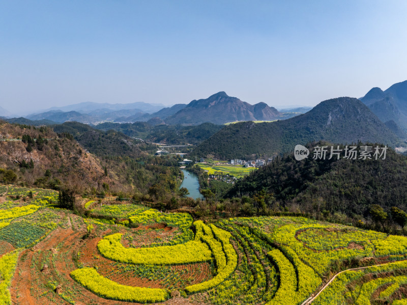 云南罗平九龙瀑布群景点风景风光