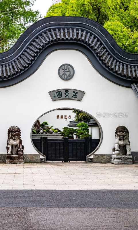 上海植物园盆景园景点景观