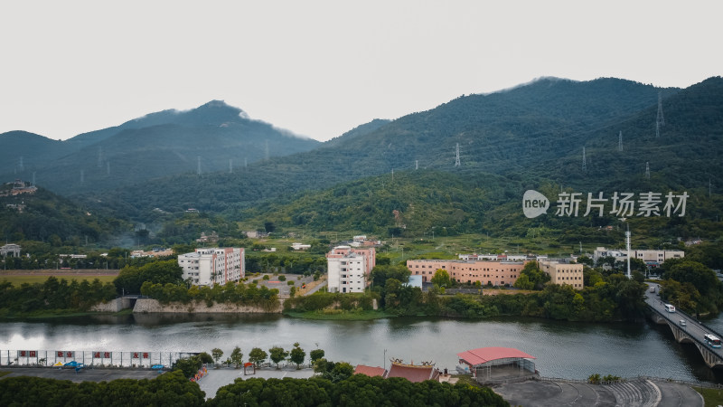 航拍泉州洛江区马甲镇