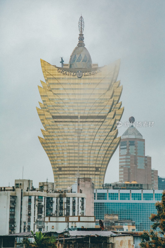 澳门半岛老城区城市风光