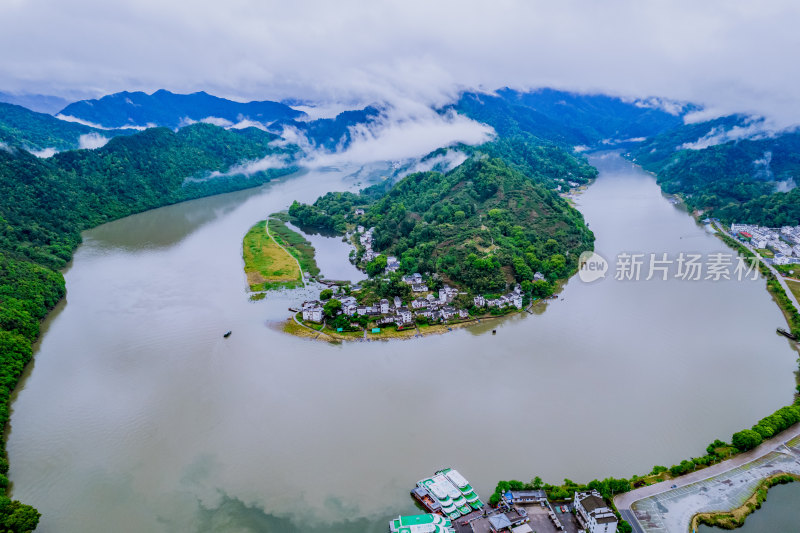 春日的新安江山水画廊风光