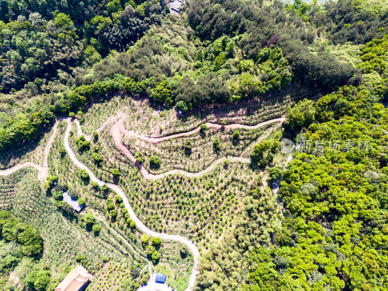 祖国大好河山青山绿水自然风光航拍图