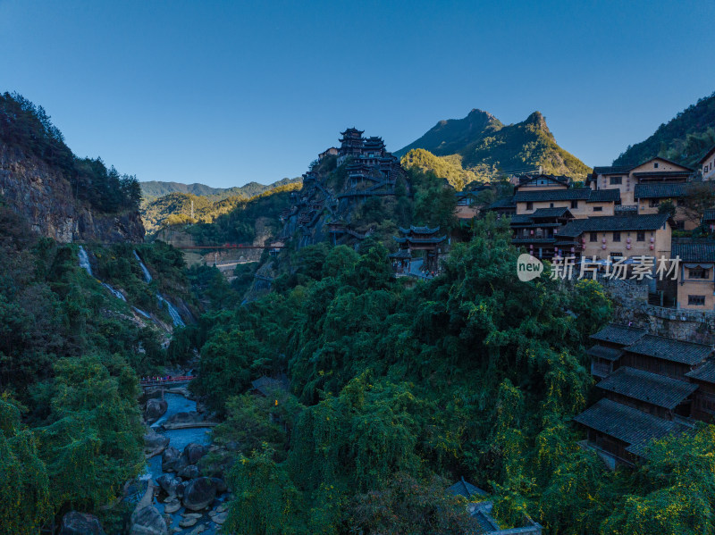 江西上饶市望仙谷旅游度假区仙侠世界风光