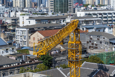 工地建筑塔吊