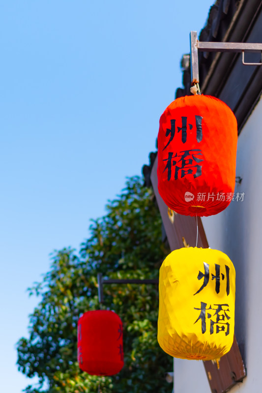 上海嘉定州桥老街街景