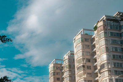 城市风光动漫风格天空