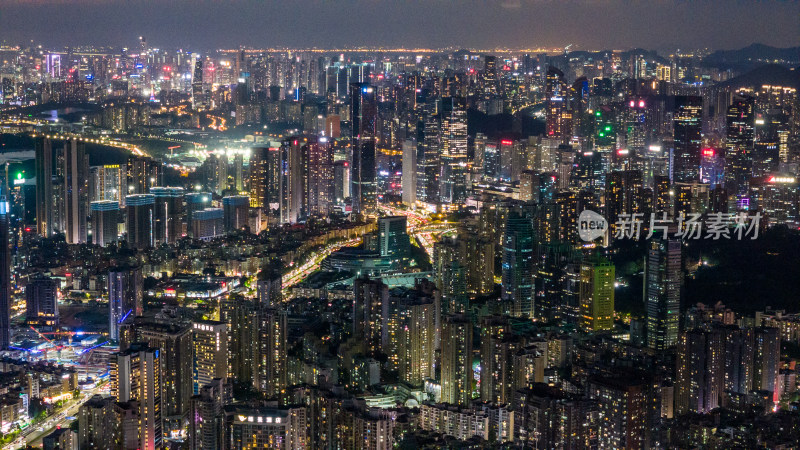 深圳福田中心区夜景