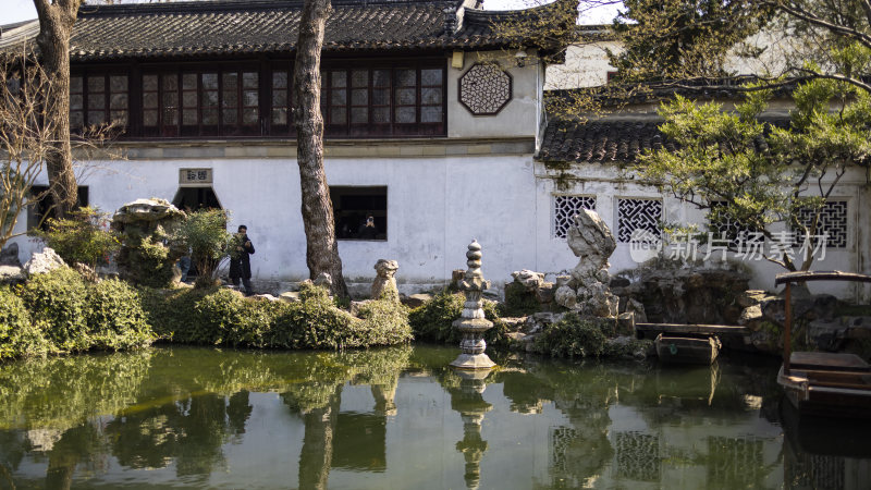 江南园林留园亭台楼阁