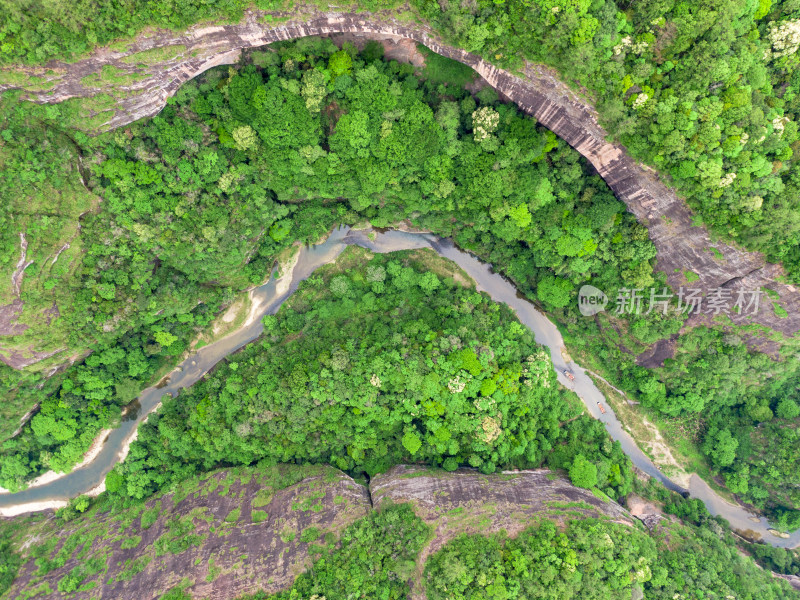 祖国大好河山青山绿水自然风光航拍图