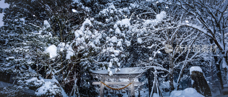 雪中山门