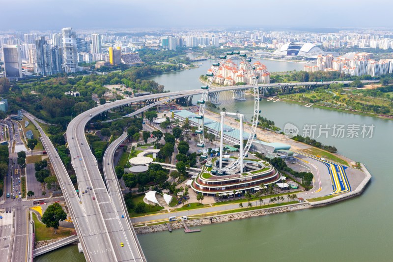 鸟瞰新加坡