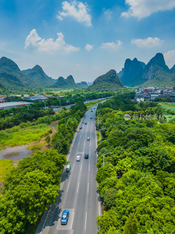 桂林翠竹路城市建筑交通