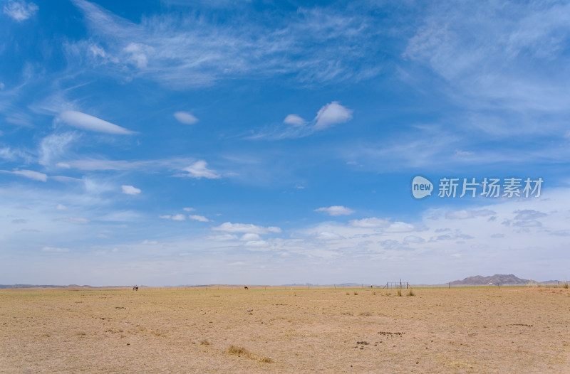 内蒙古巴彦淖尔温根塔拉旅游景区草原牧场