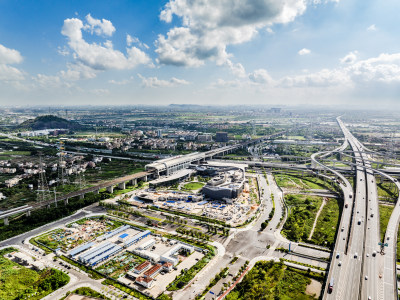 中国广东省广州市南沙区庆盛站