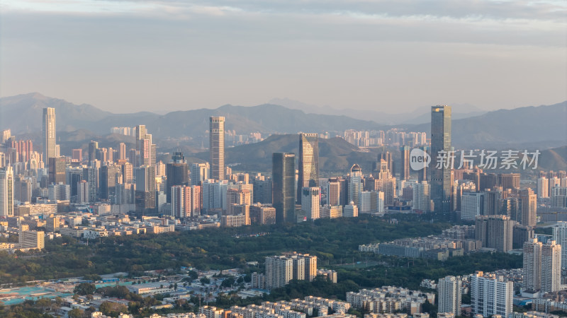 深圳福田中心区建筑群