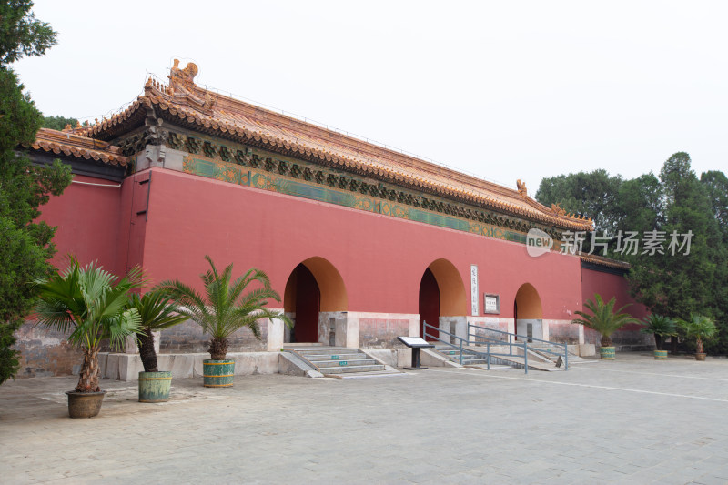 北京十三陵景区定陵博物院