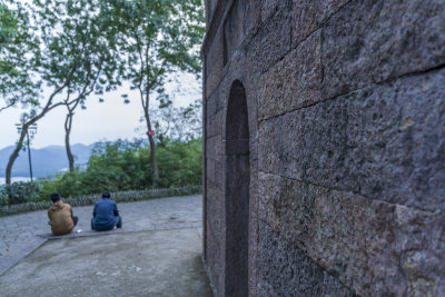 杭州宝石山初阳台钱塘十景之一