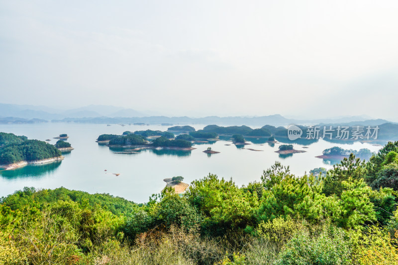 浙江杭州淳安5A景区千岛湖风景区