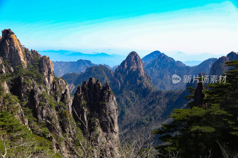 皖南西递宏村齐云山黄山风光