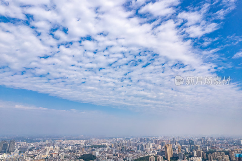 东莞城市中央广场CBD航拍摄影图