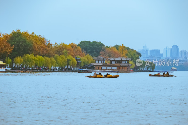 浙江杭州西湖风景名胜区秋景