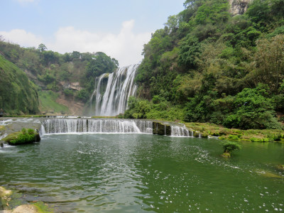 中国贵州安顺黄果树瀑布旅游风光