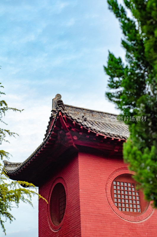 河南省洛阳市白马寺的古建筑