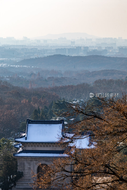 南京钟山风景区中山陵景点景观