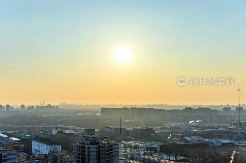 中国北京朝阳区城市建筑群