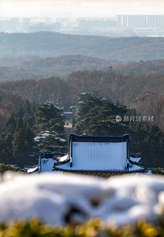 南京钟山风景区中山陵景点景观