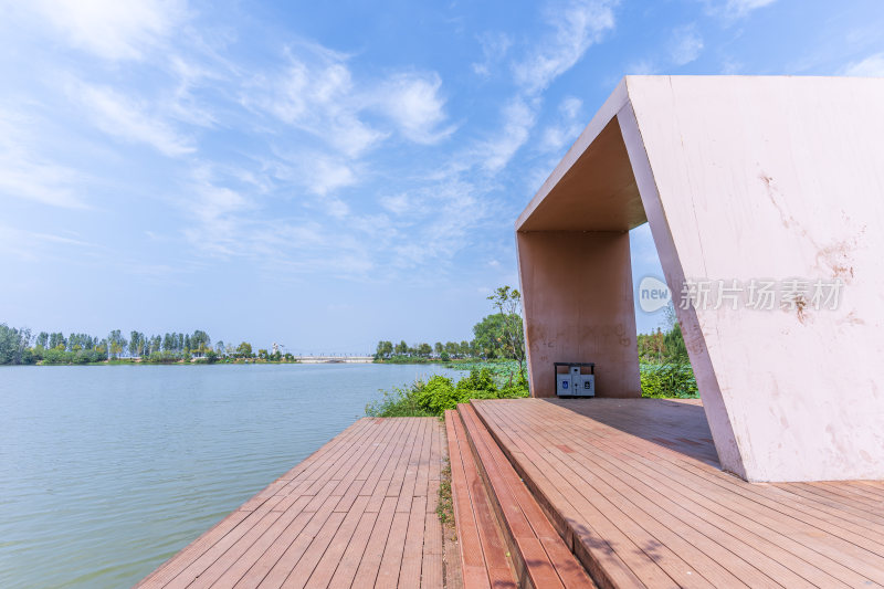 武汉江夏区汤逊湖壹号湿地公园风景