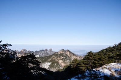 雪后黄山风光